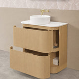 Kingsley Series Free Standing Vanity Costal Oak 880x455x855mm Cabinet Only