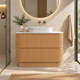 Kingsley Series Free Standing Vanity Rosewood 880x455x855mm Cabinet Only