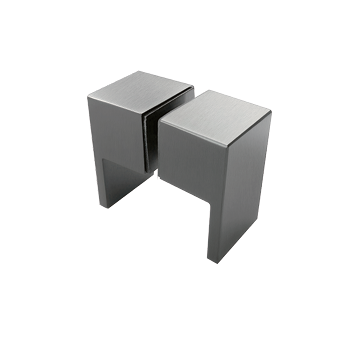 KNOB- SQUARE PLATED Gun Metal