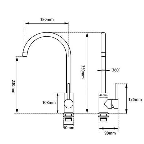 Pentro Gun Metal Grey Kitchen Mixer