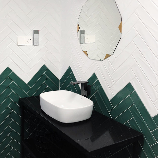 LODGE SUBWAY MATT WAVY WHITE 75X300