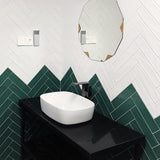 LODGE SUBWAY MATT WAVY WHITE 75X300