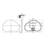 LED Lyra Mirror 1100x750mm