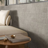 Misto Stone Grey Matt Tumbled Mosaic 296x396