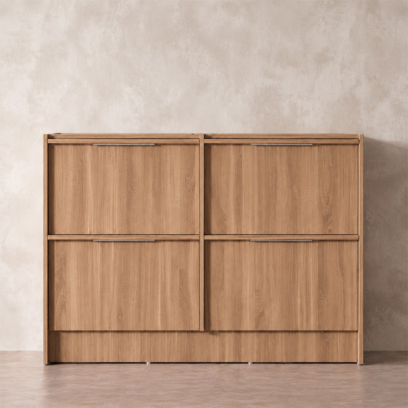 Noma Series Free Standing Vanity Natural Timber Double Bowls 1480x455x855mm With Flat Stone Top