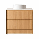 Noma Series Free Standing Vanity Natural Timber 880x455x855mm Cabinet Only