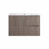 Elena Series Wall Hung Antica Timber 880x455x540mm CABINET ONLY