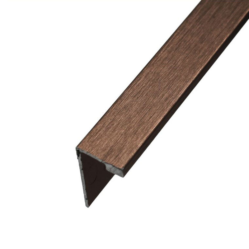 Aluminium Angle - Brushed Copper 12mm x 3m