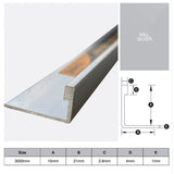 Aluminium Angle - Mill Finish 10mm x 1m