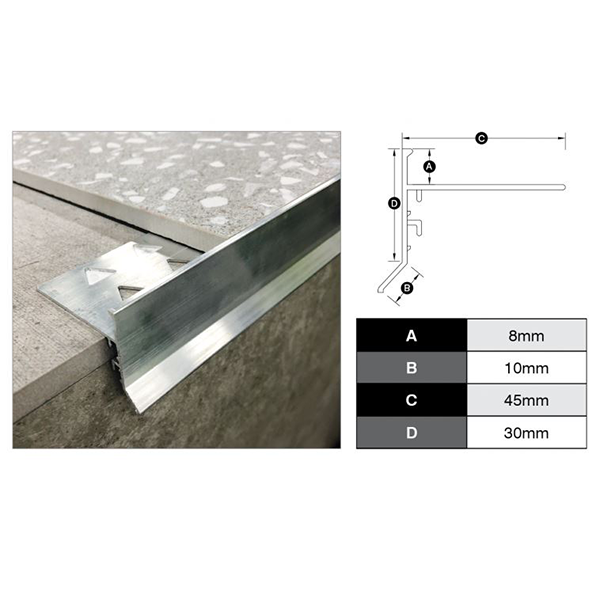 Balcony Trim Mill finish 8mm x 3m