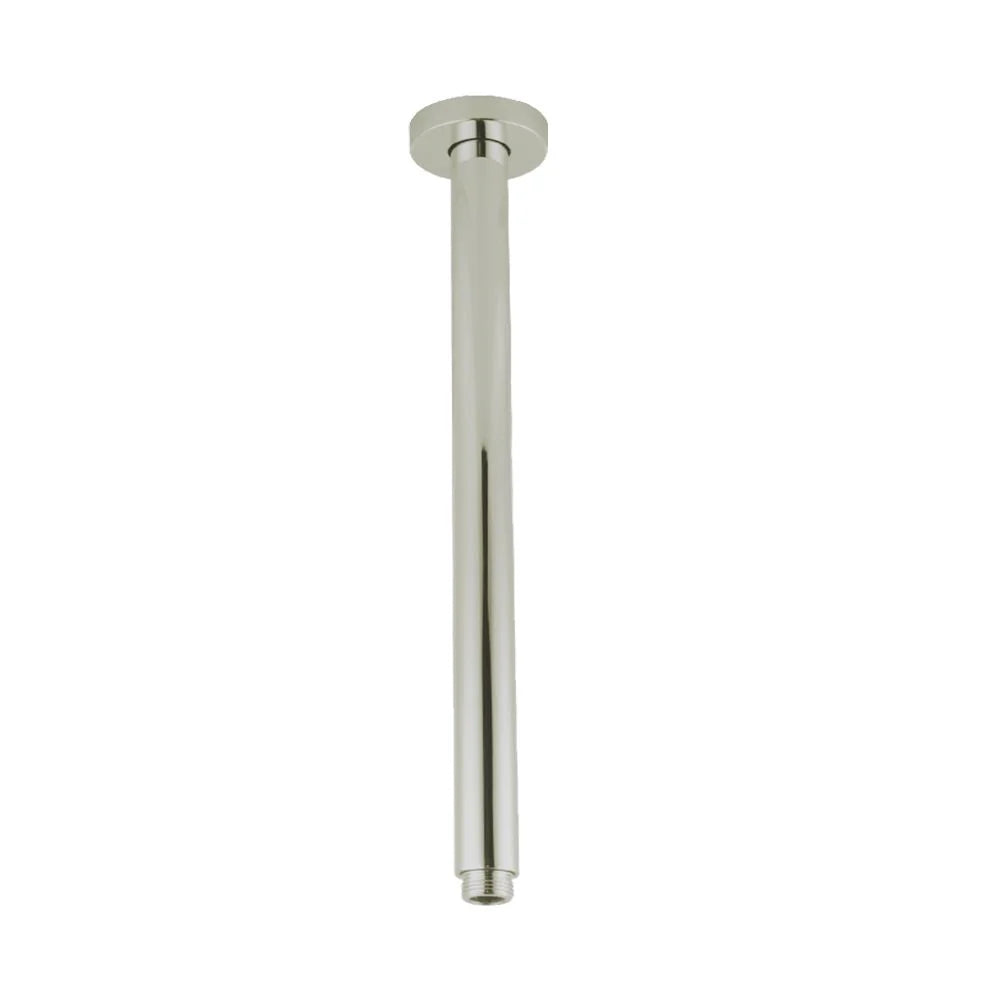 Pentro Brushed Nickel Round Ceiling Shower Arm 200mm