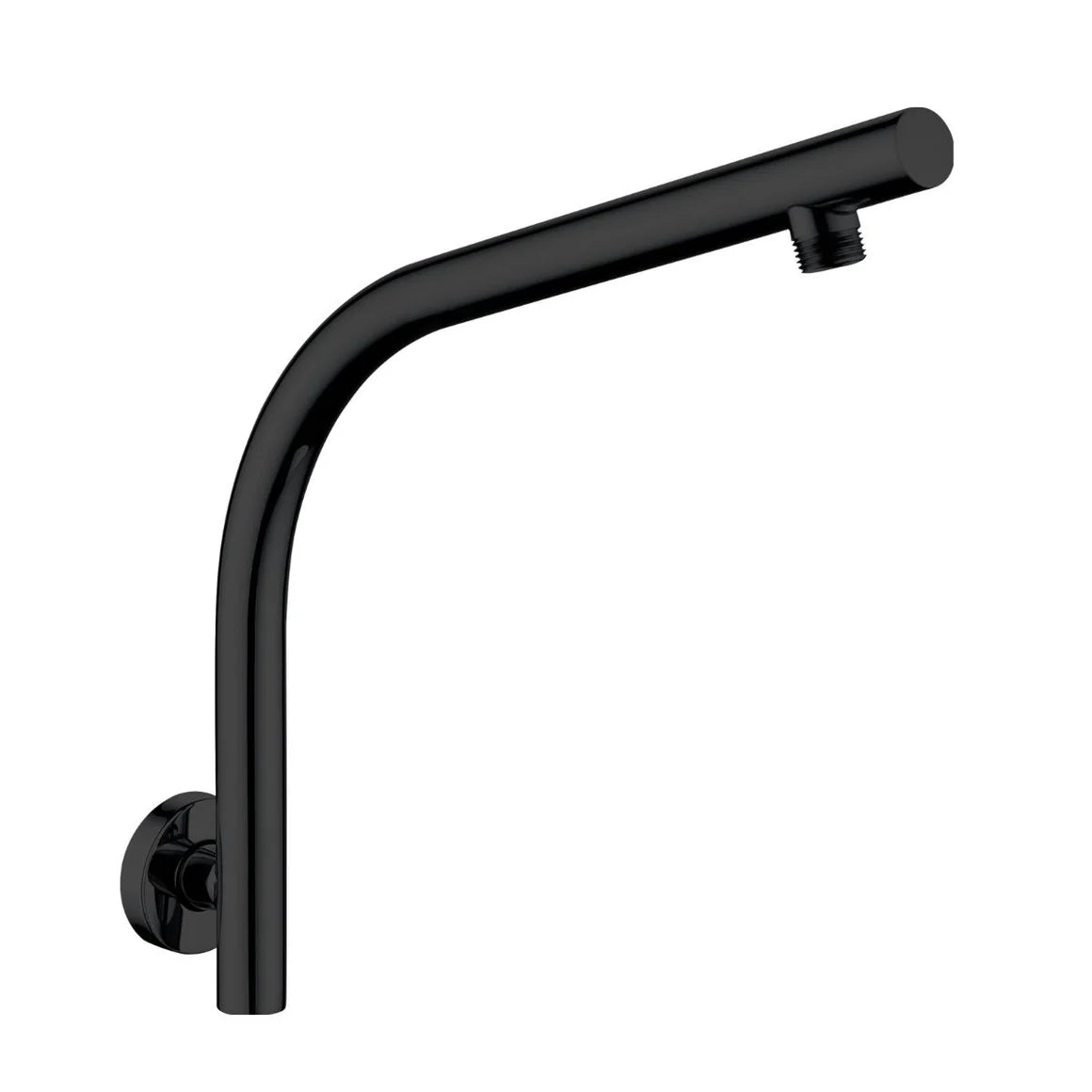 Pentro Matte Black Wall Mounted Shower Arm