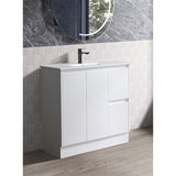 Sierra Series Right Hand Drawer Matt White Overall 880x355x855mm CABINET ONLY