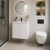 Sierra Series Wall Hung Gloss White 580x355x520mm CABINET ONLY