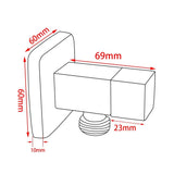Cavallo Chrome G 3/4" Washing Machine Taps SET