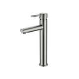 Pentro Brushed Nickel Round Tall Basin Mixer