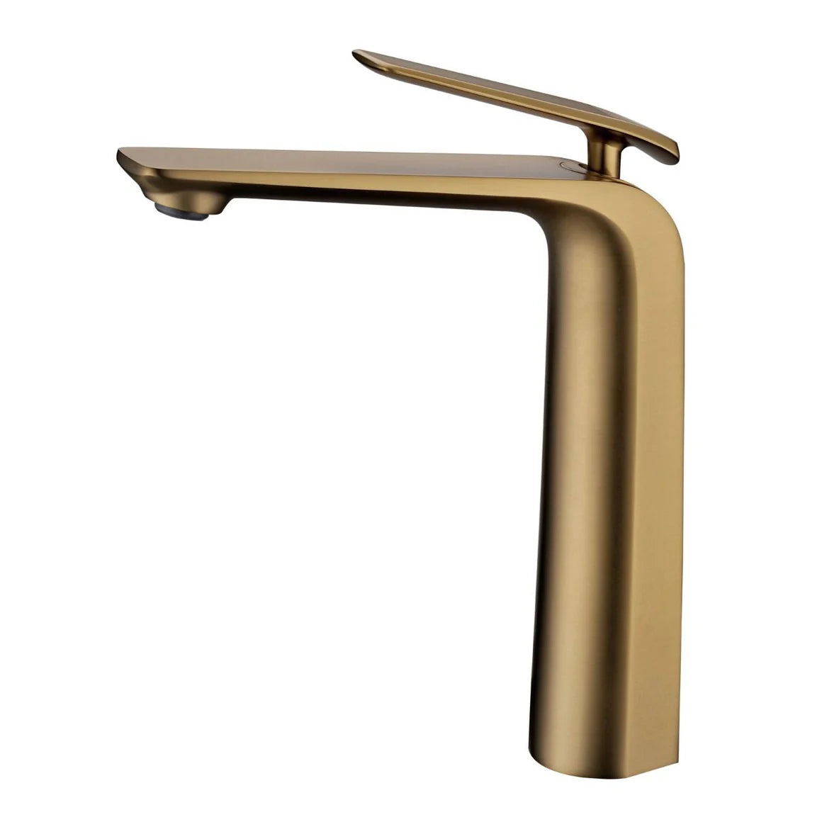 Esperia Brushed Yellow Gold Tall Basin Mixer