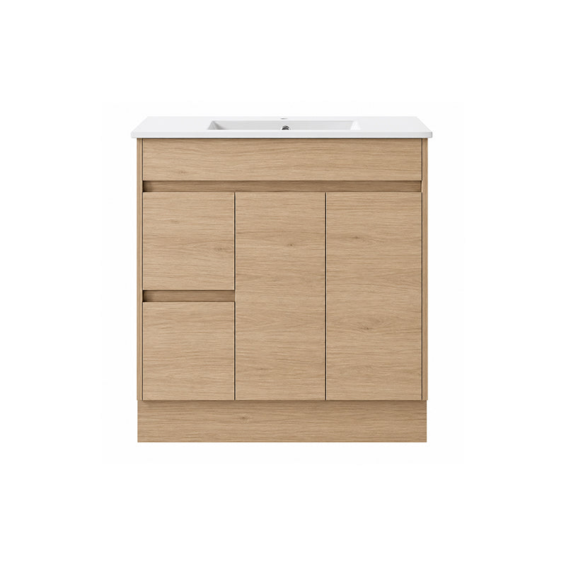 Oakdoo Series Left Hand Drawer Natural Timber Overall 880x450x855mm CABINET ONLY