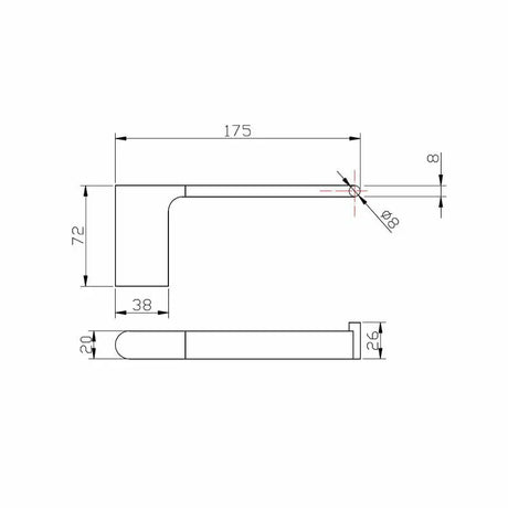 AU Series Brushed Nickel Toilet Paper Holder