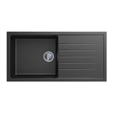 780x510x220mm Black Granite Single Bowl Kitchen Sink