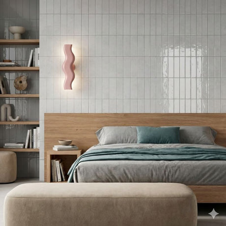 Lunar Gloss Porcelain Subway Tiles (Kiln variation) White 75x230mm