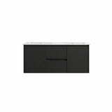 Moddoo(Hung) Series Double Bowls Matt Black Overall 1180x455x520mm CABINET ONLY