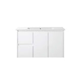Moddoo(Hung) Series Left Hand Drawer Gloss White Overall 880x455x520mm CABINET ONLY