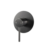 LUCID PIN Series Round Gun Metal Wall Mixer(color up)