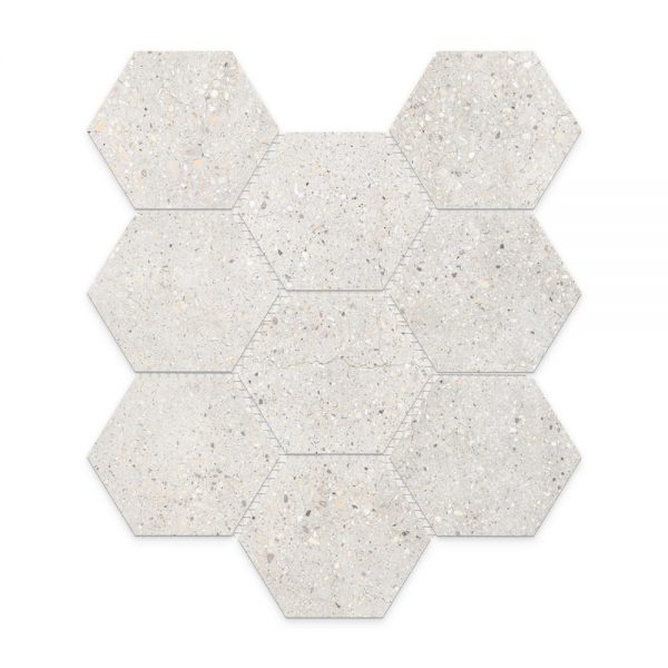 Betonic_Bianco_Hexagon_Mosaic